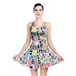 Alpha Pattern Reversible Skater Dress