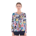 Alpha Pattern Women s Long Sleeve Tee