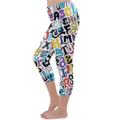 Capri Winter Leggings Back Capri Winter Leggings Back