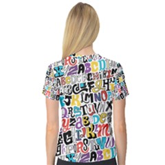 V-Neck Sport Mesh T-Shirt 