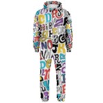 Alpha Pattern Hooded Jumpsuit (Men)