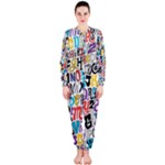 Alpha Pattern OnePiece Jumpsuit (Ladies)
