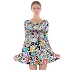 Long Sleeve Skater Dress 