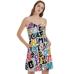Mini Camis Dress With Pockets 