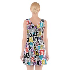 V-Neck Sleeveless Dress 