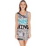 Always Making Pattern Bodycon Dress