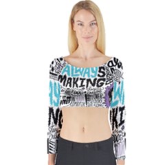 Long Sleeve Crop Top 