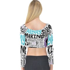 Long Sleeve Crop Top 