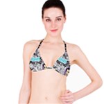 Always Making Pattern Bikini Top