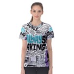 Always Making Pattern Women s Sport Mesh Tee