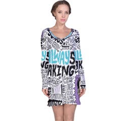 Long Sleeve Nightdress 