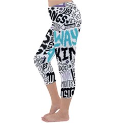 Capri Winter Leggings Back Capri Winter Leggings Back