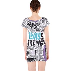 Short Sleeve Bodycon Dress Back