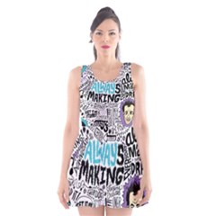 Scoop Neck Skater Dress 
