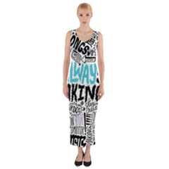 Fitted Maxi Dress 