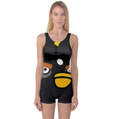 One Piece Boyleg Swimsuit 
