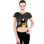 Angry Birds Crew Neck Crop Top