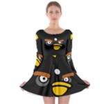 Angry Birds Long Sleeve Skater Dress