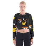 Angry Birds Women s Cropped Sweatshirt