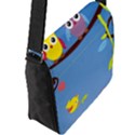 Flap Closure Messenger Bag (L) 