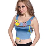 Animal Bird Cartoon Crop Top