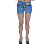 Animal Bird Cartoon Skinny Shorts