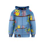 Animal Bird Cartoon Kids  Zipper Hoodie