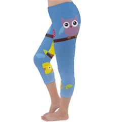 Capri Winter Leggings Back Capri Winter Leggings Back