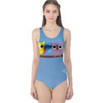 Animal Bird Cartoon One Piece Swimsuit