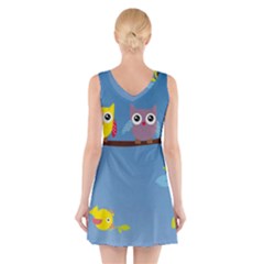 V-Neck Sleeveless Dress 