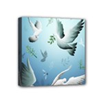 Animated Nature Wallpaper Animated Bird Mini Canvas 4  x 4  (Stretched)