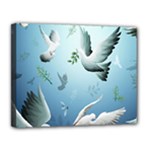 Animated Nature Wallpaper Animated Bird Canvas 14  x 11  (Stretched)