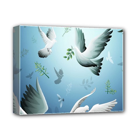 Animated Nature Wallpaper Animated Bird Deluxe Canvas 14  x 11  (Stretched) from ArtsNow.com