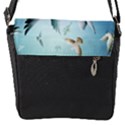 Flap Closure Messenger Bag (S) 