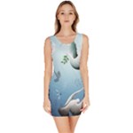 Animated Nature Wallpaper Animated Bird Bodycon Dress
