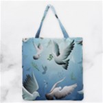 Animated Nature Wallpaper Animated Bird Grocery Tote Bag