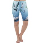 Animated Nature Wallpaper Animated Bird Cropped Leggings 