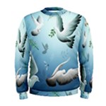 Animated Nature Wallpaper Animated Bird Men s Sweatshirt