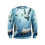Animated Nature Wallpaper Animated Bird Kids  Sweatshirt