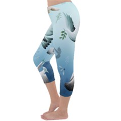 Capri Winter Leggings Back Capri Winter Leggings Back