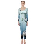 Animated Nature Wallpaper Animated Bird Long Sleeve Catsuit