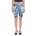 Animated Nature Wallpaper Animated Bird Yoga Cropped Leggings