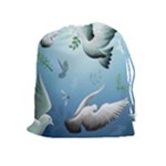 Animated Nature Wallpaper Animated Bird Drawstring Pouch (XL)