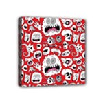 Another Monster Pattern Mini Canvas 4  x 4  (Stretched)