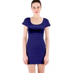 MacKay Tartan Short Sleeve Bodycon Dress