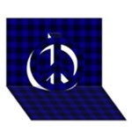 MacKay Tartan Peace Sign 3D Greeting Card (7x5)