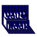 MacKay Tartan You Rock 3D Greeting Card (7x5)