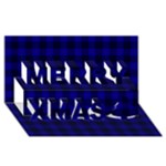 MacKay Tartan Merry Xmas 3D Greeting Card (8x4)