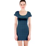 Farquharson Tartan Short Sleeve Bodycon Dress