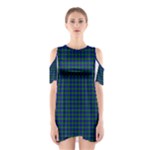 Farquharson Tartan Women s Cutout Shoulder Dress